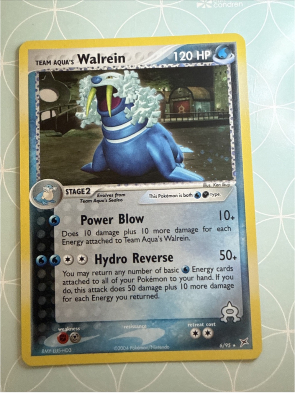 Team Aqua's Walrein 6/95 Team Magma vs Team Aqua Holo
